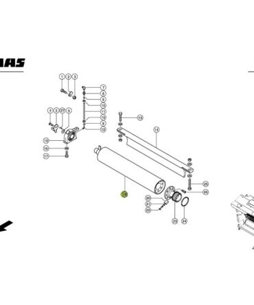 Walec gładki CLAAS JAGUAR 830-980