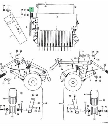 Koło zębate podwójne Z22xZ22 POTTINGER